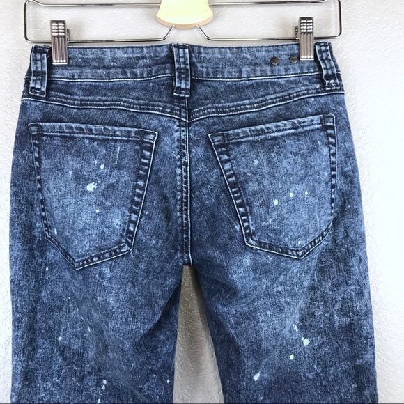 Cabi Jeans #920 Constellation Wash Bleach Dye Skinny Jeans Size 0 - Picture 5 of 8